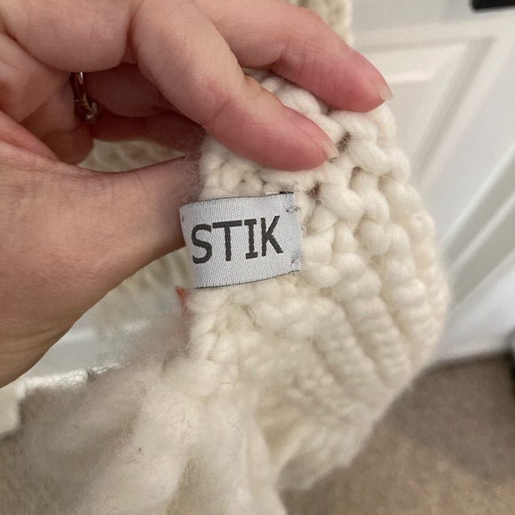 Shit that I knit Trowbridge Scarf White Lie Cream - Picture 9 of 12